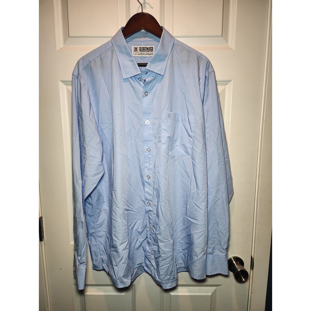 Dixxon Flannel Co Performance Bamboo Series Button Down Shirt Light Blue 2X
